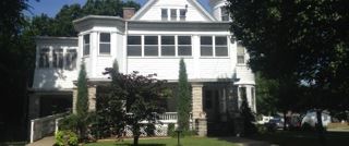 Outside of the Raymond House