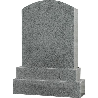 Plain grey monument tombstone