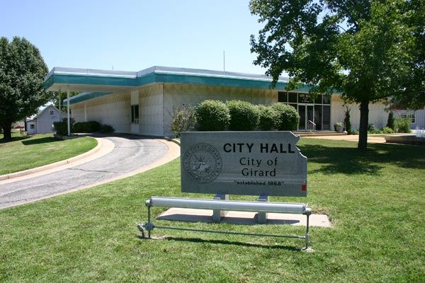 City of Girard City Hall Sign